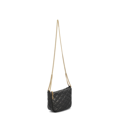 June Mini Lambskin Belt Bag - Black