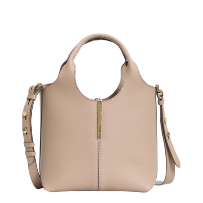 EBR Mini Calfskin Tote Shopping Bag - Natural