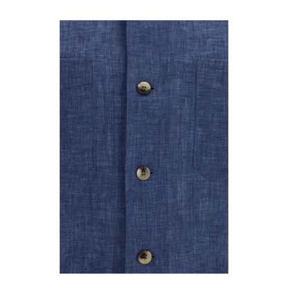MAYFEYR - Brunello Cucinelli - Easy Fit Linen Shirt - MF6300648