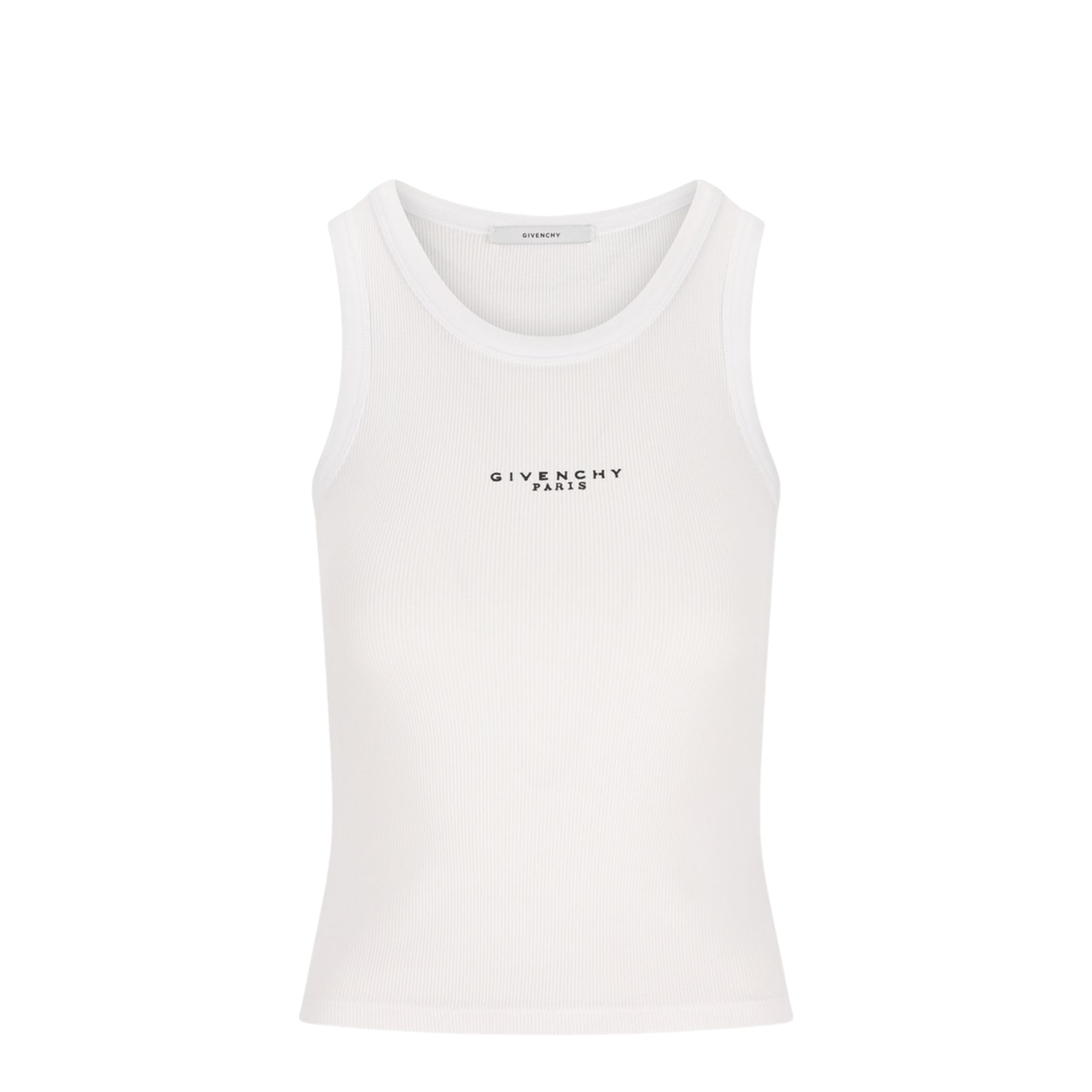 Logo Ribbed Tank Top