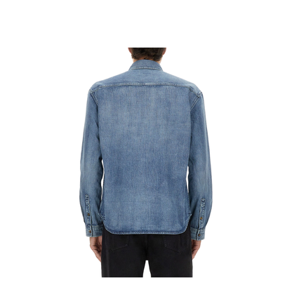 Cassandra Shirt in Day Blue Denim