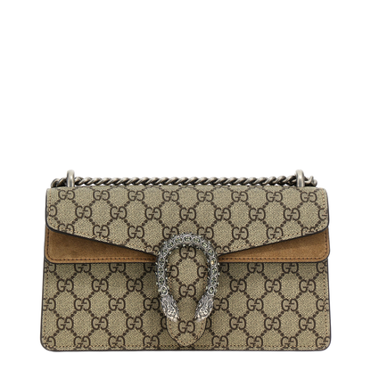 Dionysus Canvas Wallet On Chain - Beige
