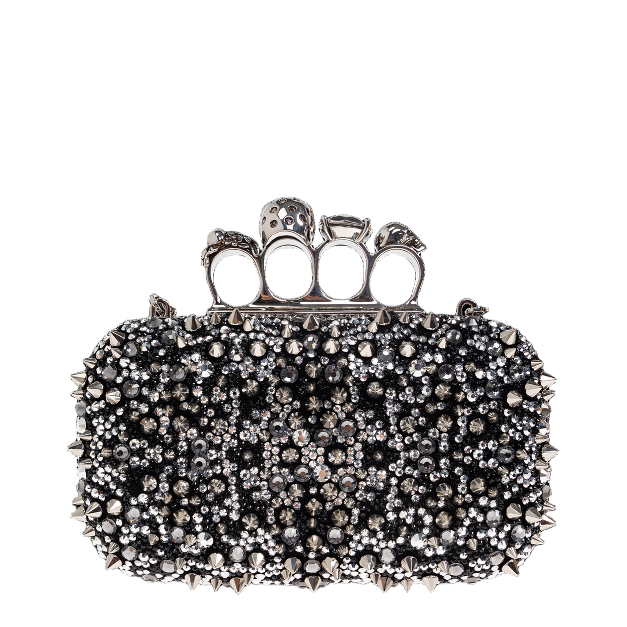 MAYFEYR - Alexander Mcqueen - Clutch Bag With Shimmering Crystals - 8503111T1151000