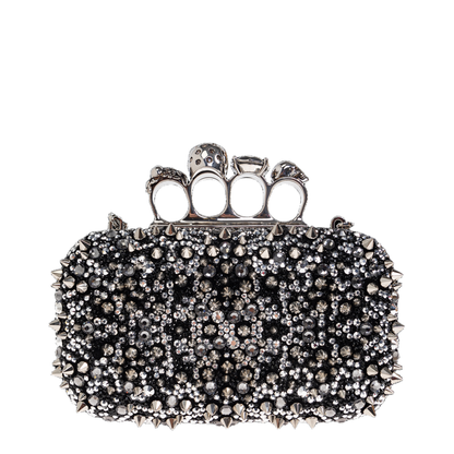 MAYFEYR - Alexander Mcqueen - Clutch Bag With Shimmering Crystals - 8503111T1151000