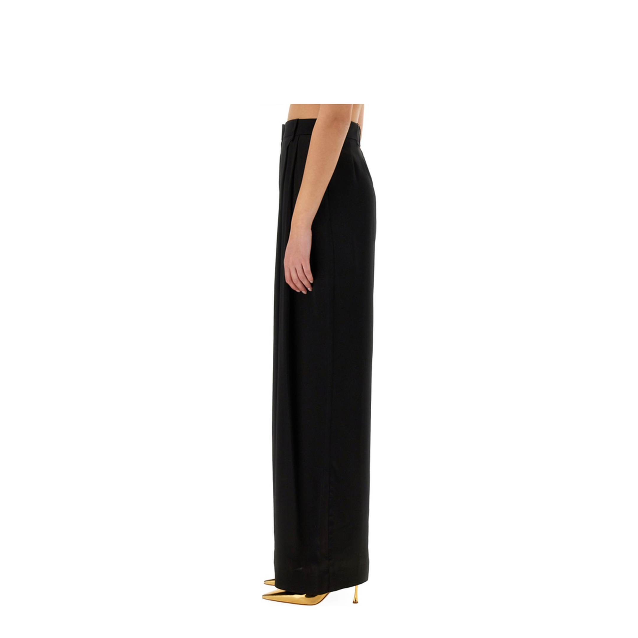 MAYFEYR - NINA RICCI - Wide Leg Pants With Pleat - 25PCPA002VI0530U9000