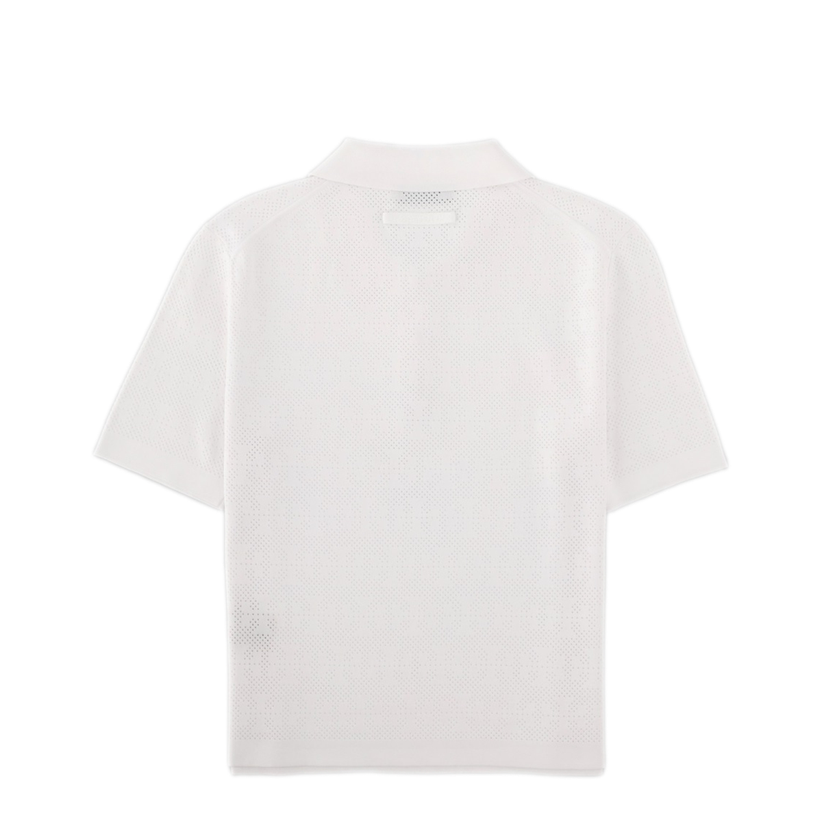 Pointelle Viscose Polo Shirt
