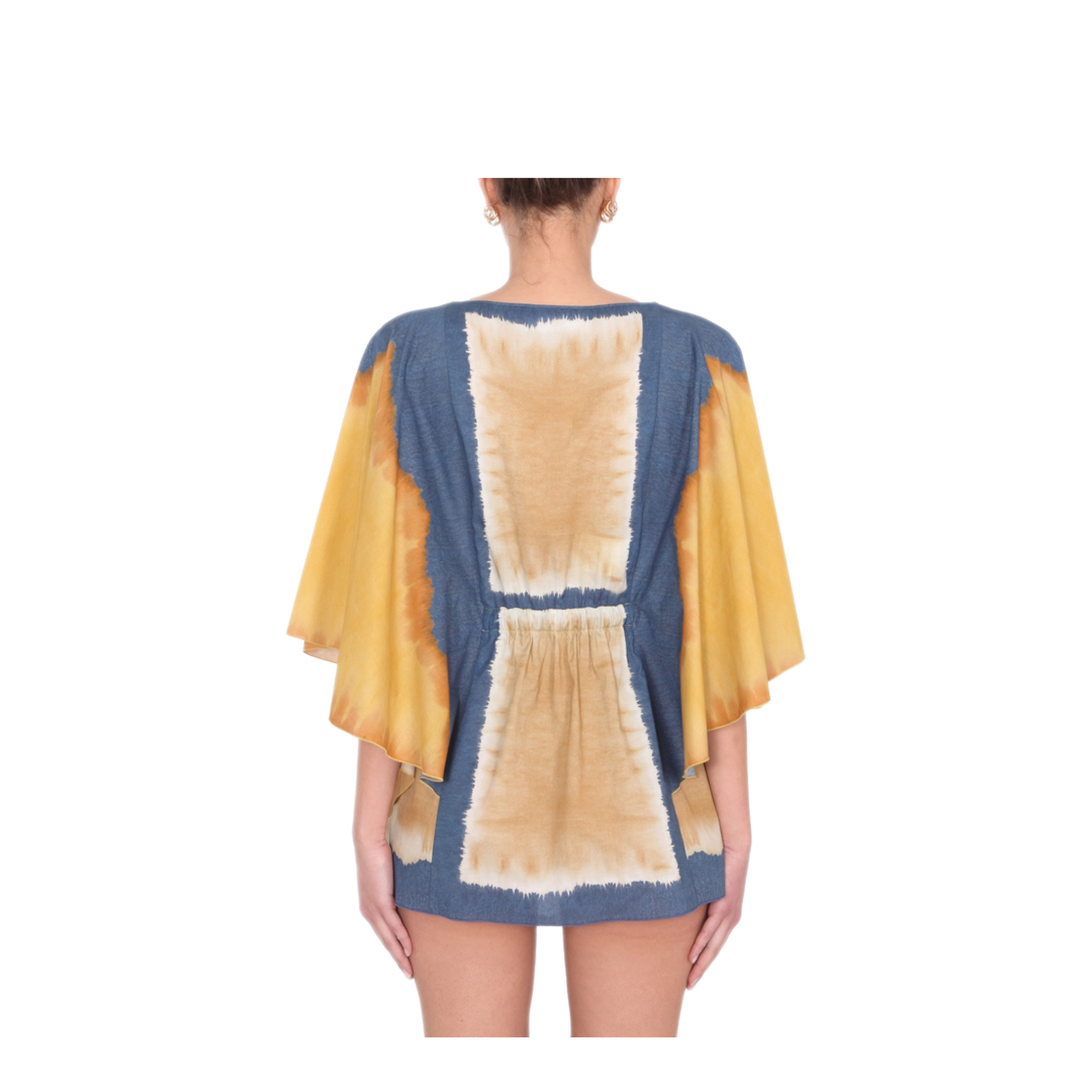 MAYFEYR - ALBERTA FERRETTI - Tie Dye Print Caftan - 540601461087