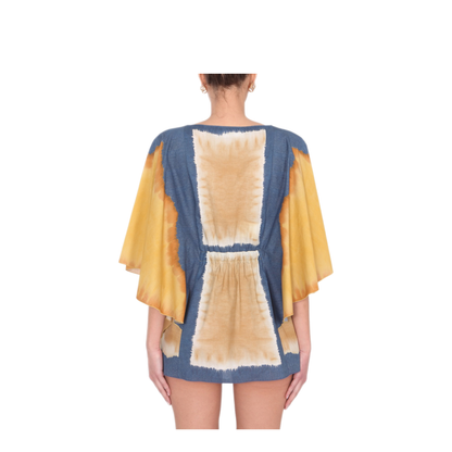 MAYFEYR - ALBERTA FERRETTI - Tie Dye Print Caftan - 540601461087
