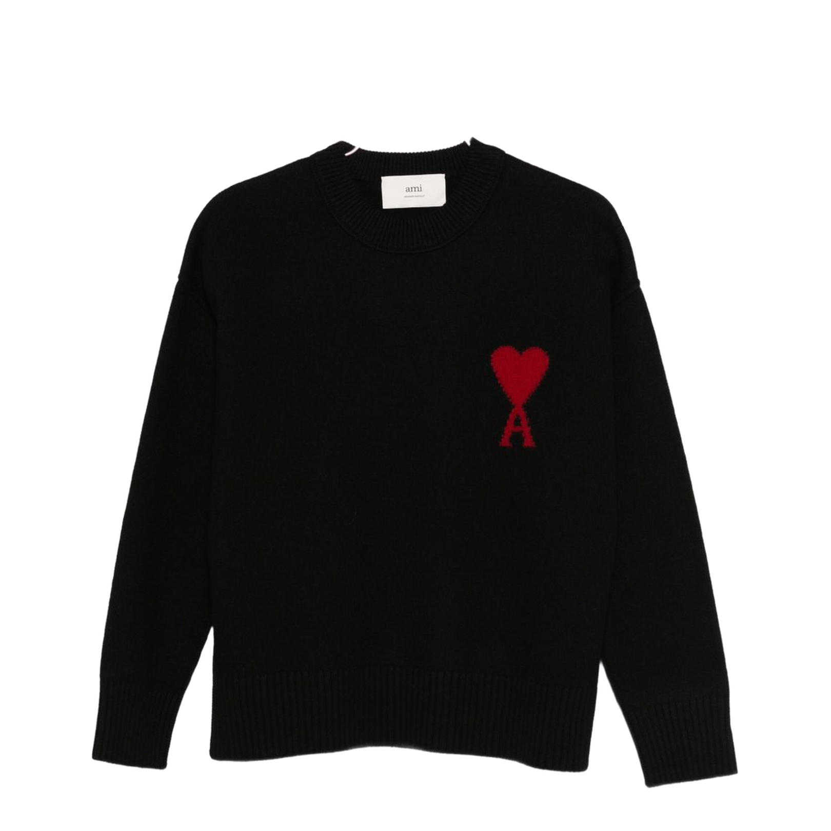 Heart Logo Wool Sweater