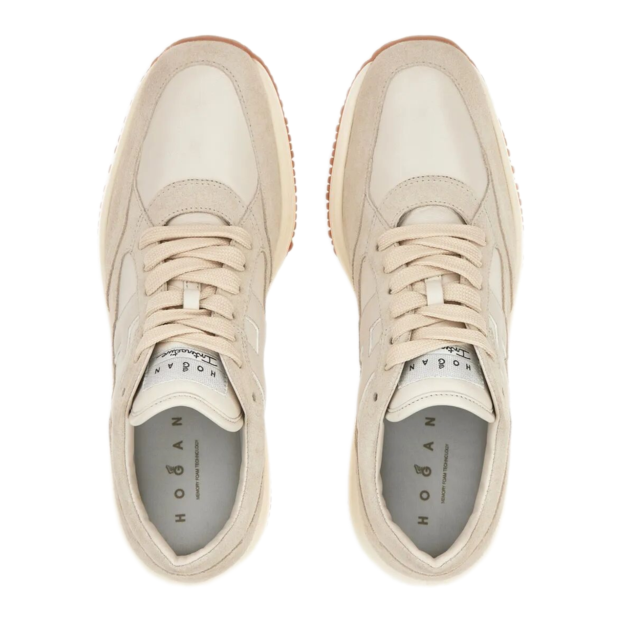 MAYFEYR - Hogan - Interactive Suede Sneakers - HXW7130GC60UIT
