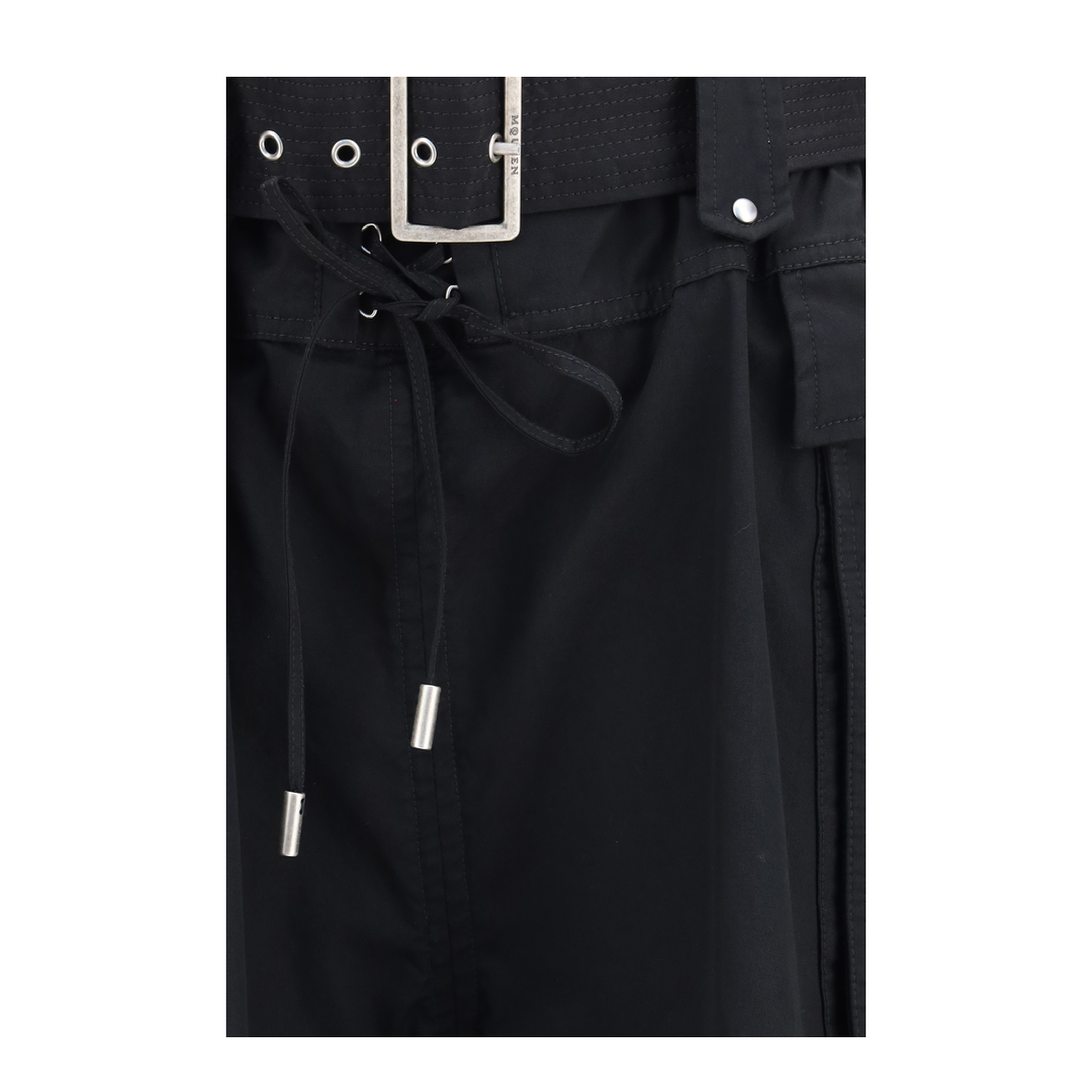 MAYFEYR - Alexander Mcqueen - Cotton Shorts With Belt - 868654QZAQZ1000