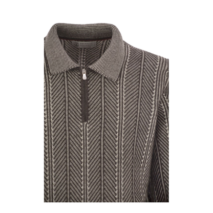 Vanisé Chevron Cashmere Sweater