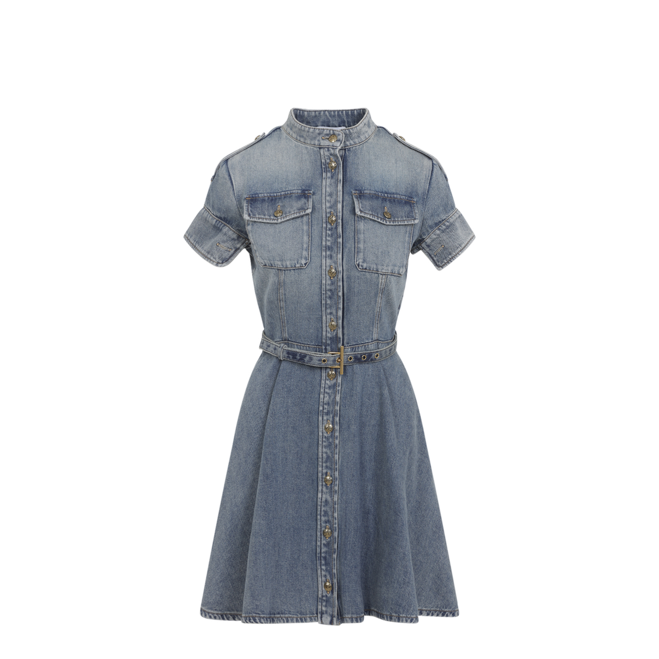 MAYFEYR - Alexander Mcqueen - Denim Mini Dress - 857116QMAD14383
