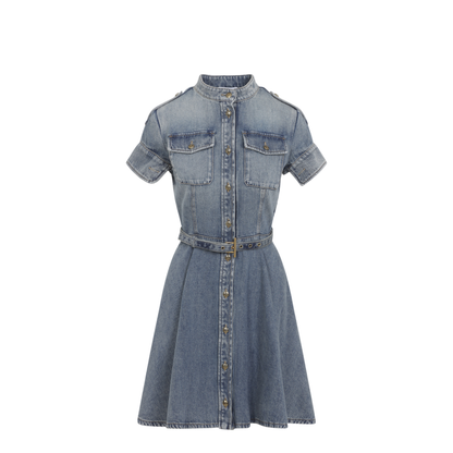 MAYFEYR - Alexander Mcqueen - Denim Mini Dress - 857116QMAD14383