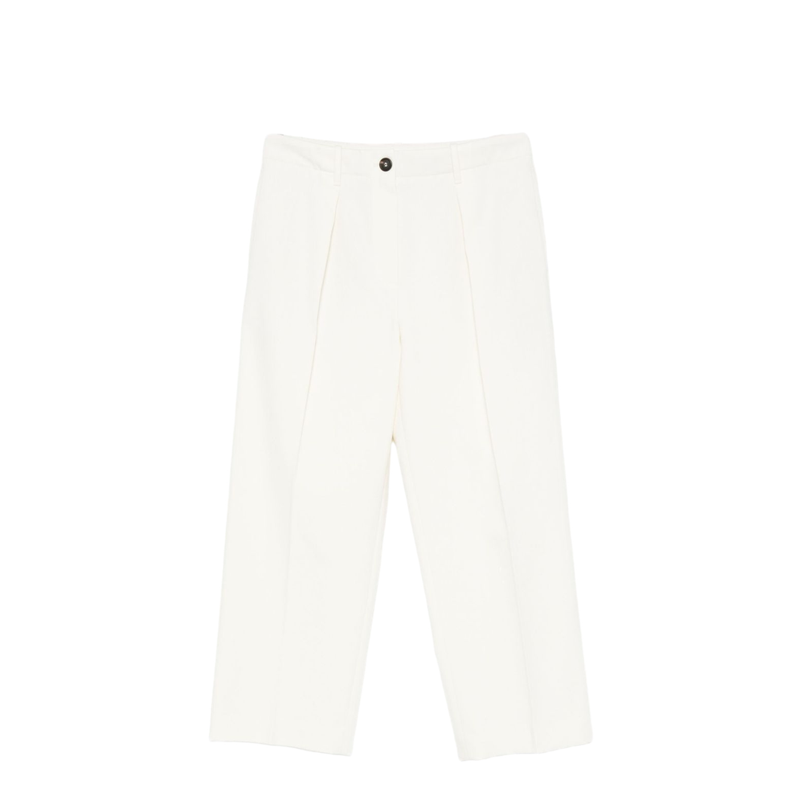 Cropped Cotton Trousers