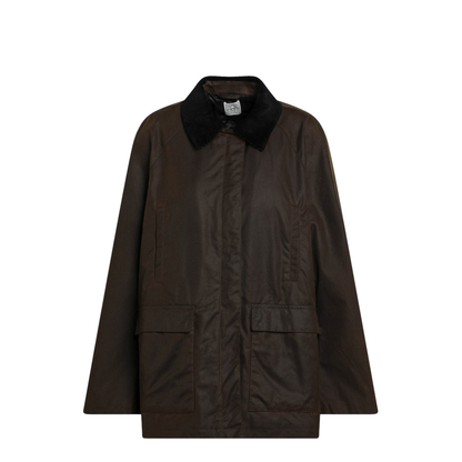 MAYFEYR - Toteme - Brown Waxed Cotton Country Jacket - 244-WRO4722FB0320213
