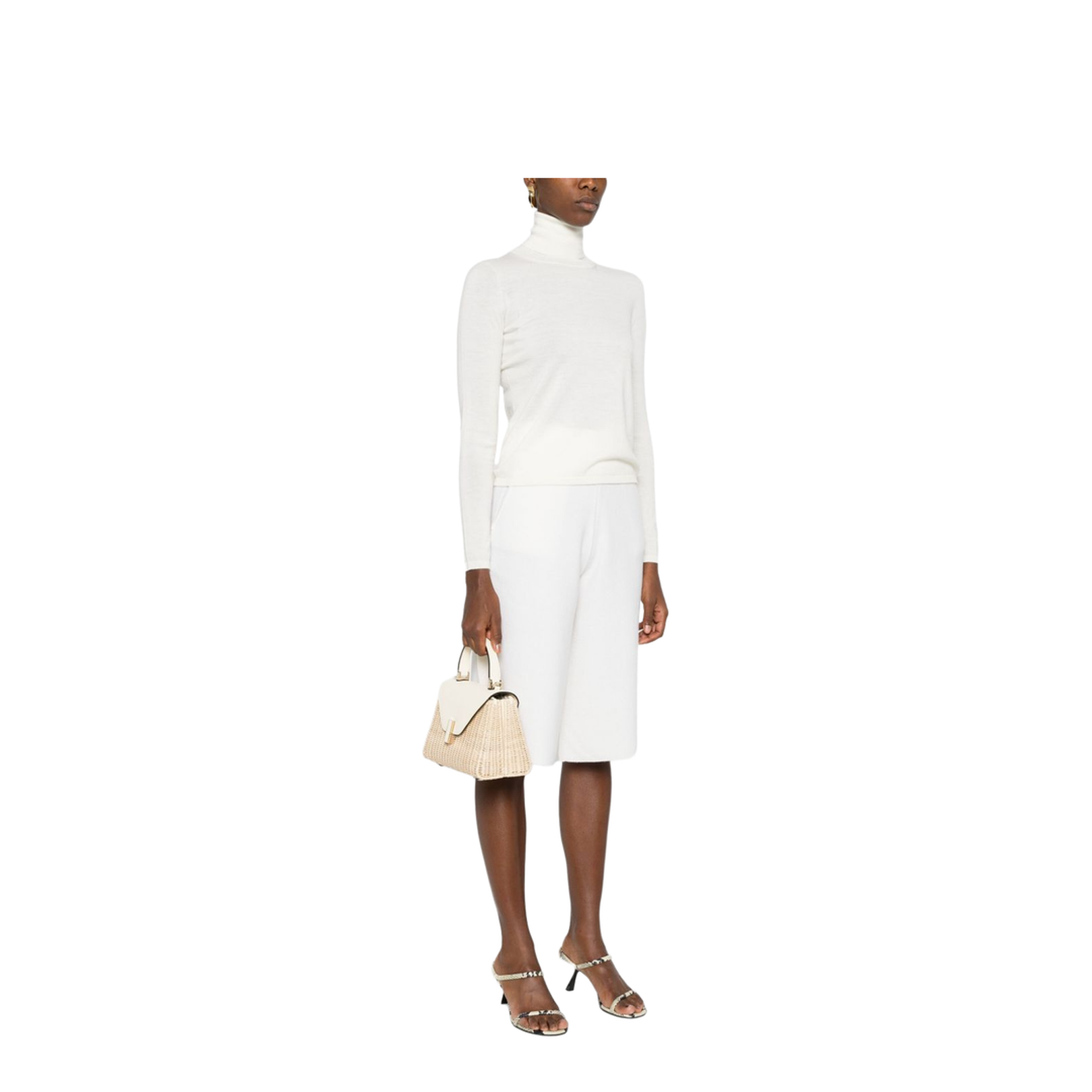 Iside Wicker Top Handle Mini Bag