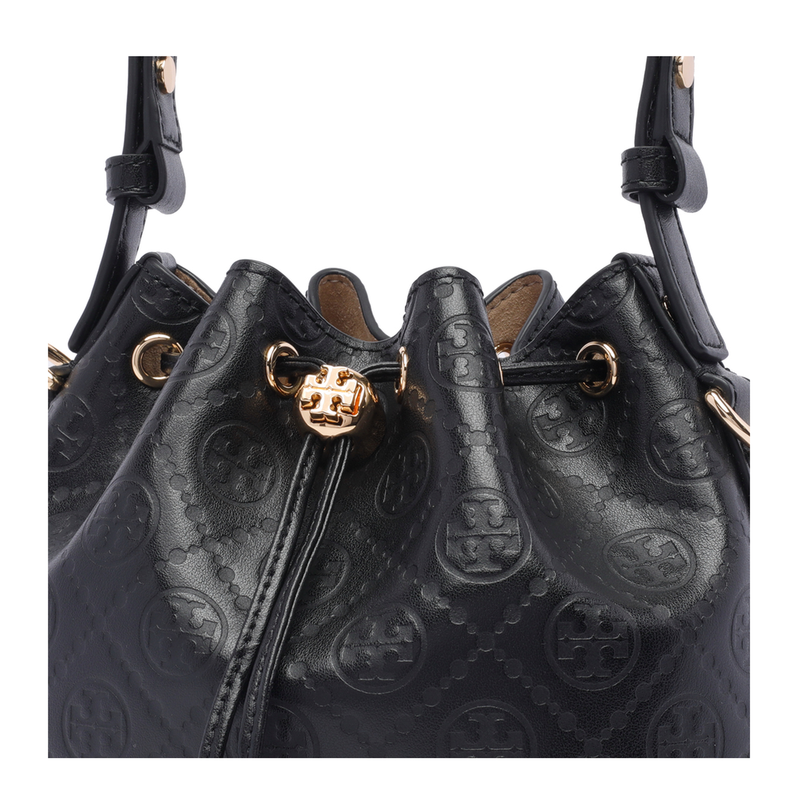 T Monogram Bucket Bag