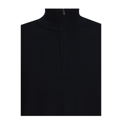 MAYFEYR - Vince - Cashmere Sweater With Half Zipper - MR8066577A001BLK