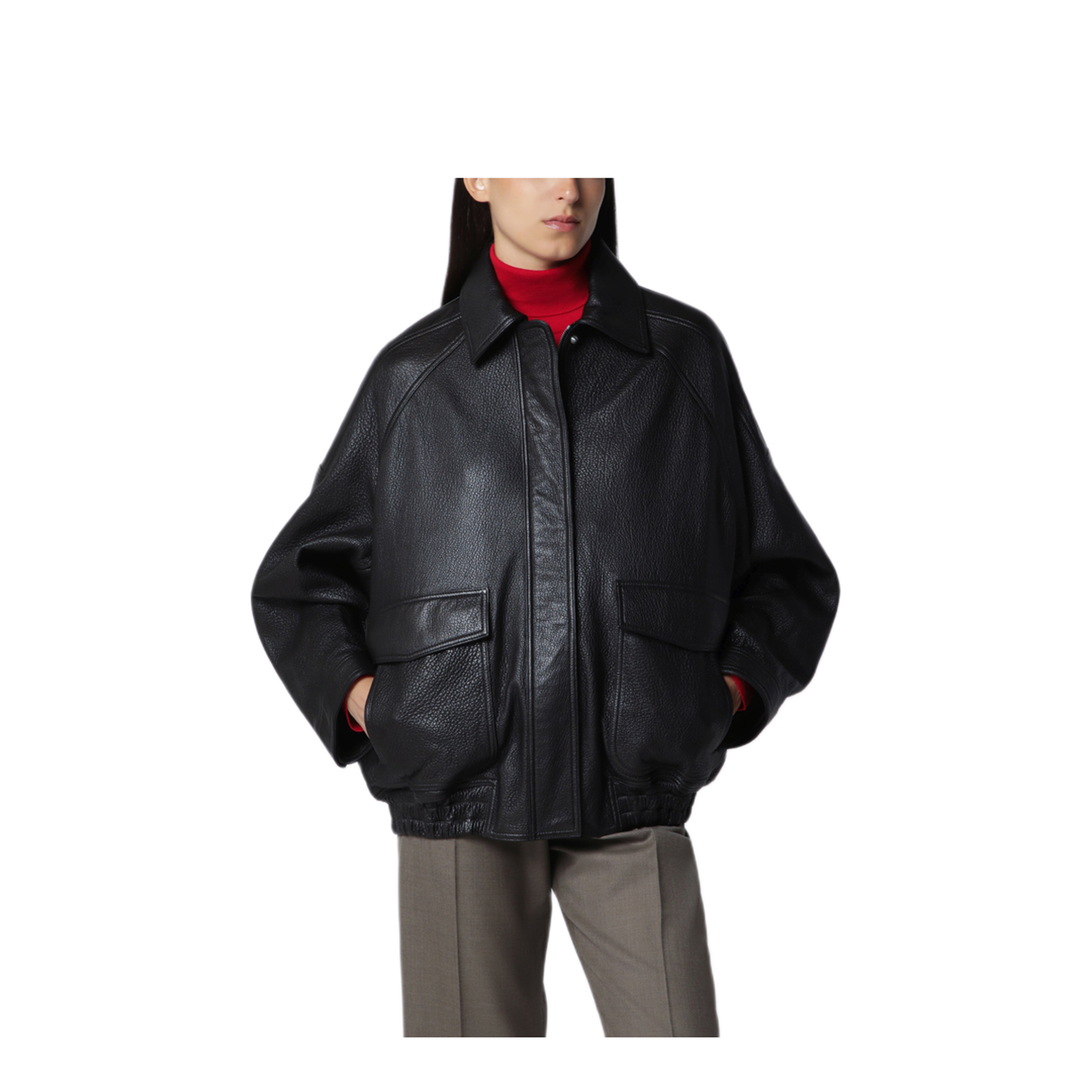 MAYFEYR - Róhe - Black Grained Leather Jacket - 820-11-247LE001