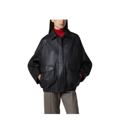 MAYFEYR - Róhe - Black Grained Leather Jacket - 820-11-247LE001