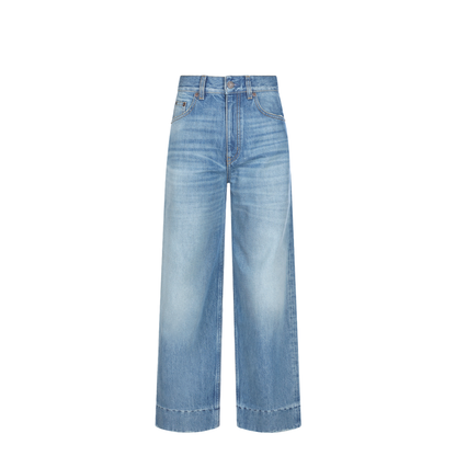 High-waisted shorts jeans
