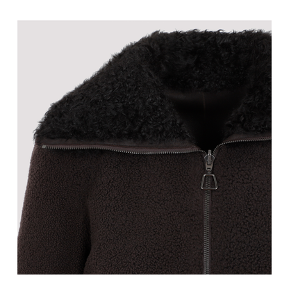 MAYFEYR - AKRIS - Mocca Lamb Leather Jacket - 016433004822149