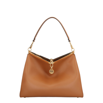 Large Shoulder Bag - Light Brown