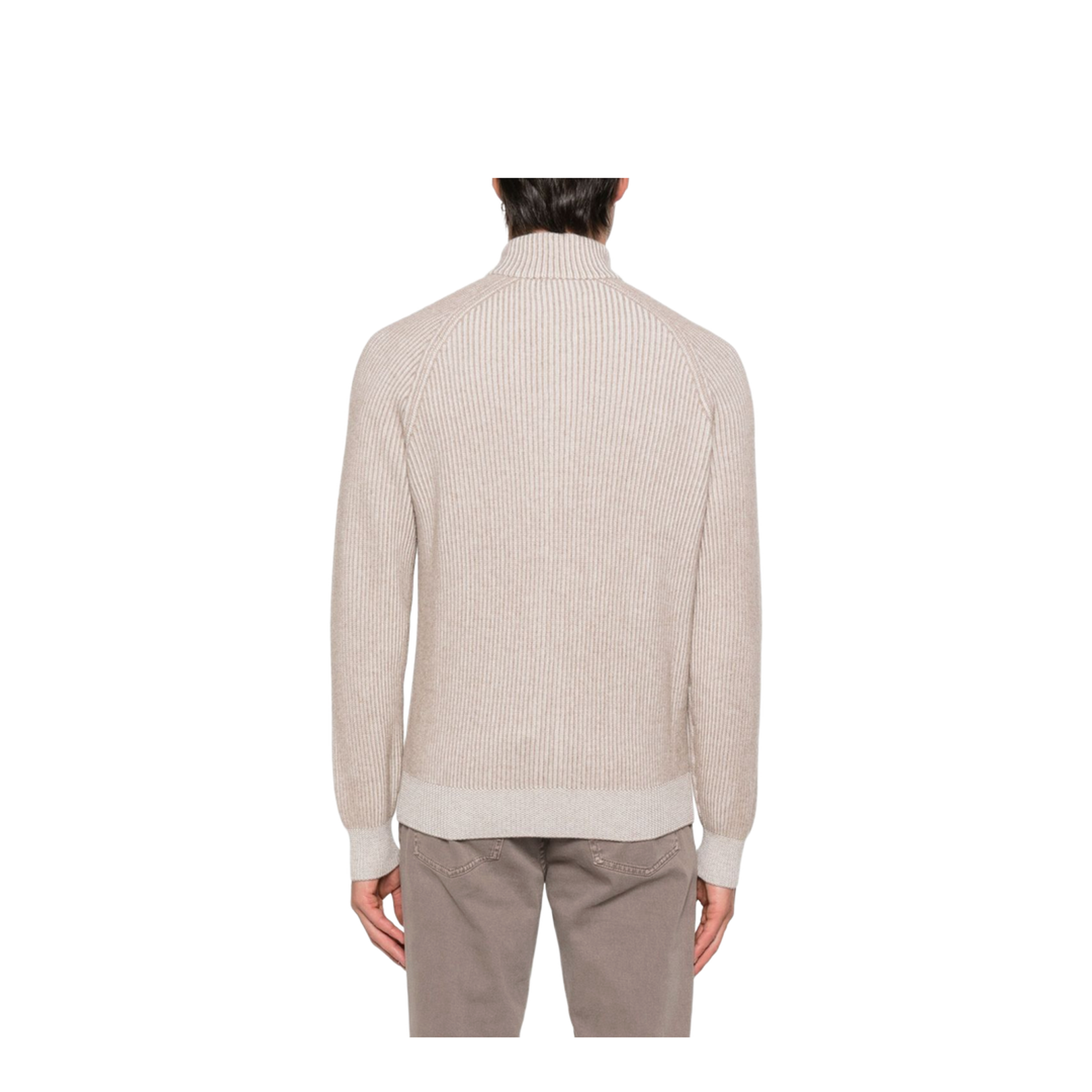 Cashmere Zipped Cardigan