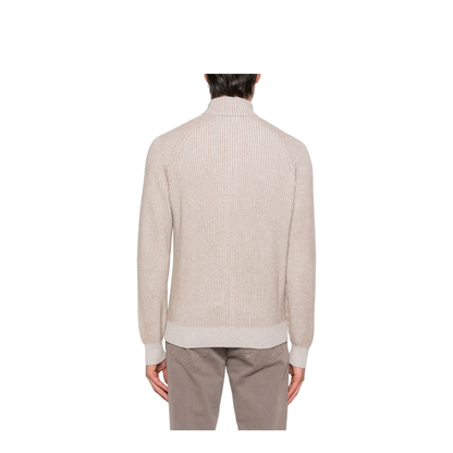 Cashmere Zipped Cardigan
