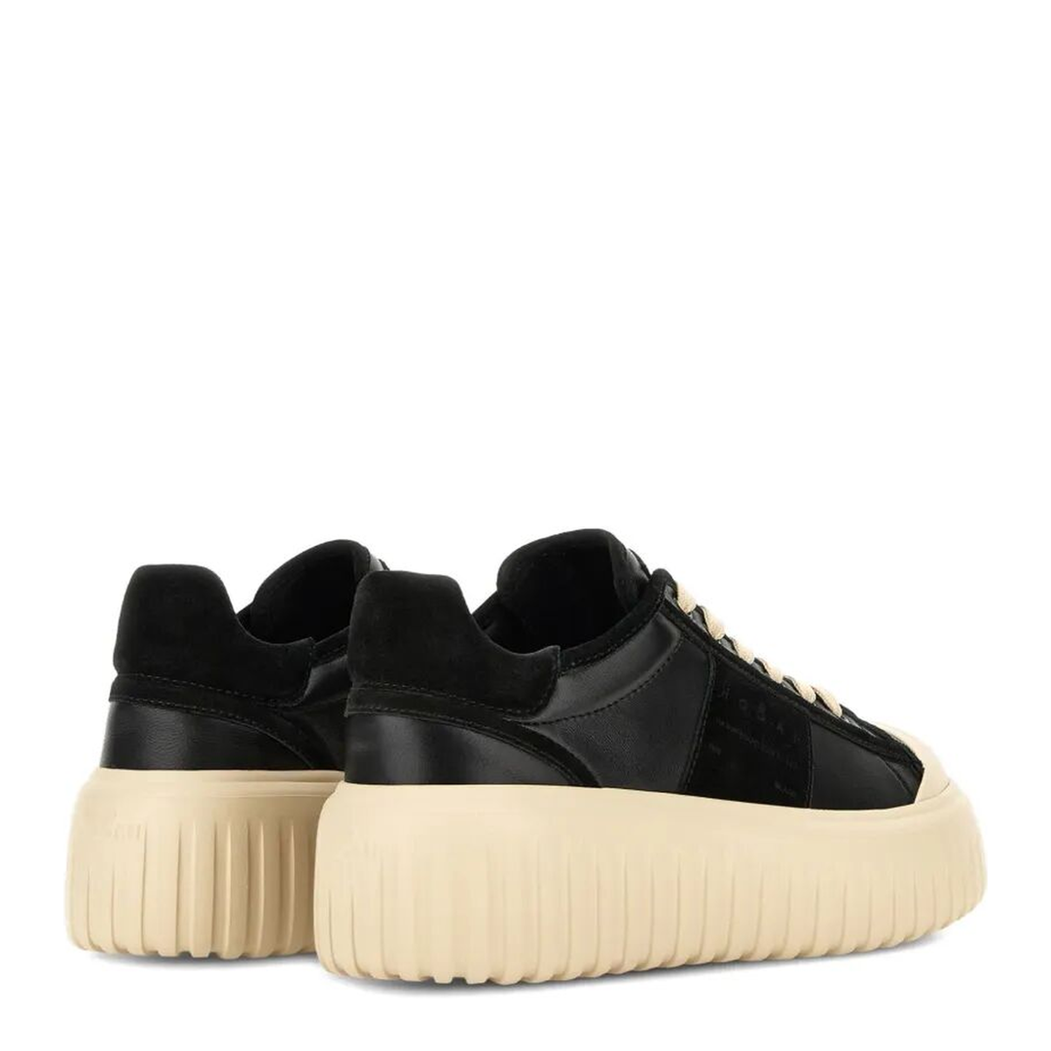 MAYFEYR - Hogan - H-Stripes Nappa Leather And Suede Sneakers - HXW7020FV00SCY