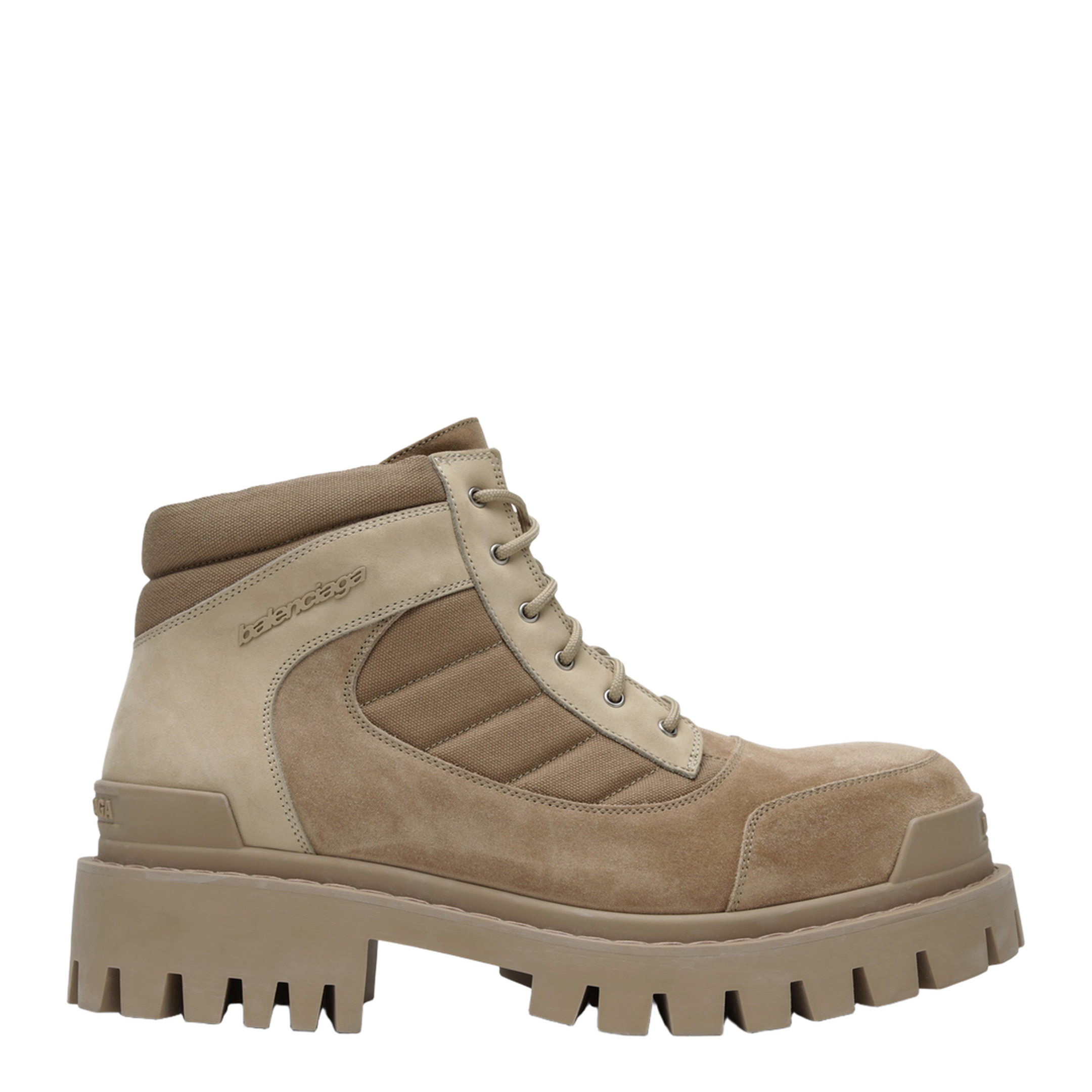 MAYFEYR - Balenciaga - Sand-Colored Nubuck Combat Strike Boots - 867708WCB459090