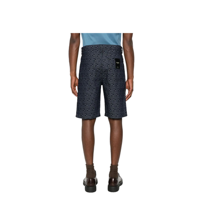 MAYFEYR - Fendi - Jacquard Denim Shorts - FLP369AUX4