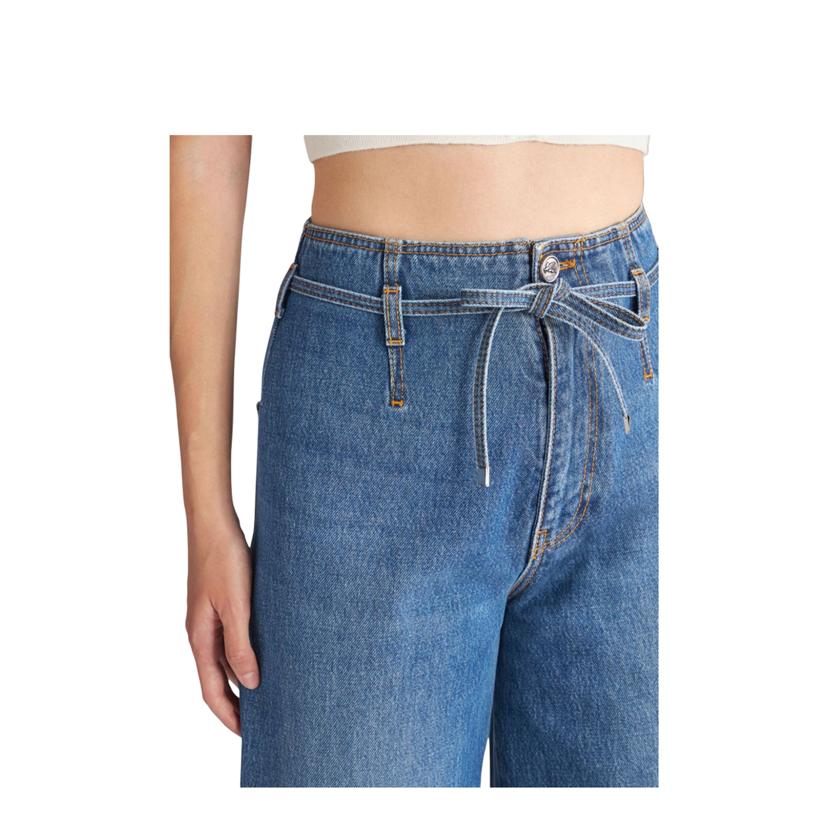 Wide Leg Denim Jeans