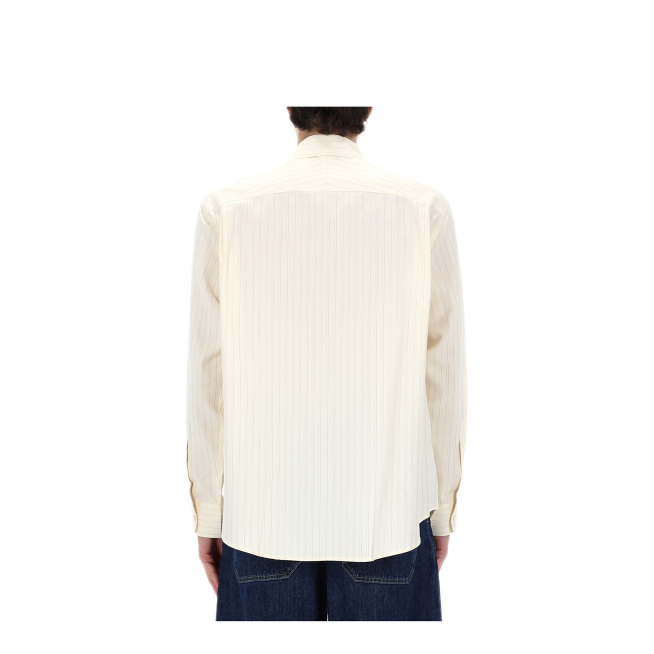 MAYFEYR - Studio Nicholson - View Shirt - VIEWSNM1126AMBERSTRIPE
