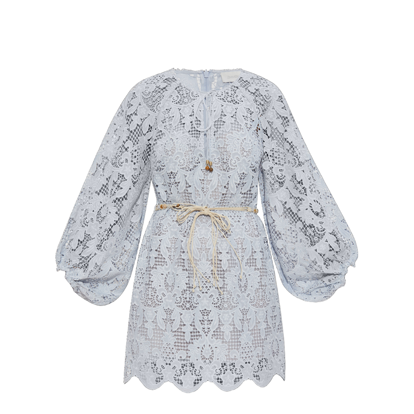Lace Dress Light Blue – MAYFEYR