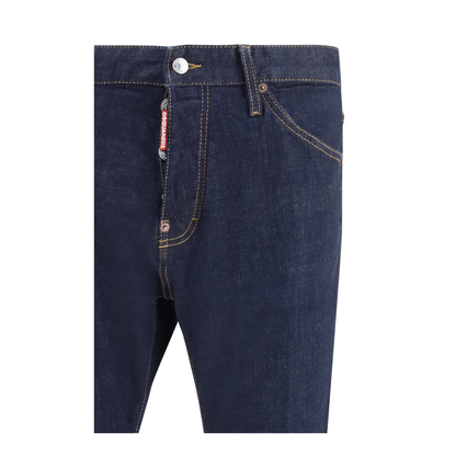 MAYFEYR - Dsquared2 - Long Stretch Cotton Jeans - S74LB1893S30664