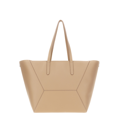 Duo Medium Leather Shoulder Bags -  Brown