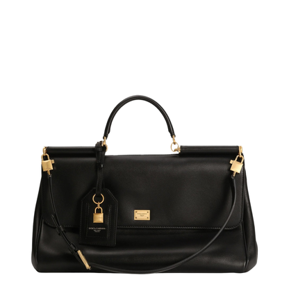Maxi My Sicily Handbag in Plongé Calfskin