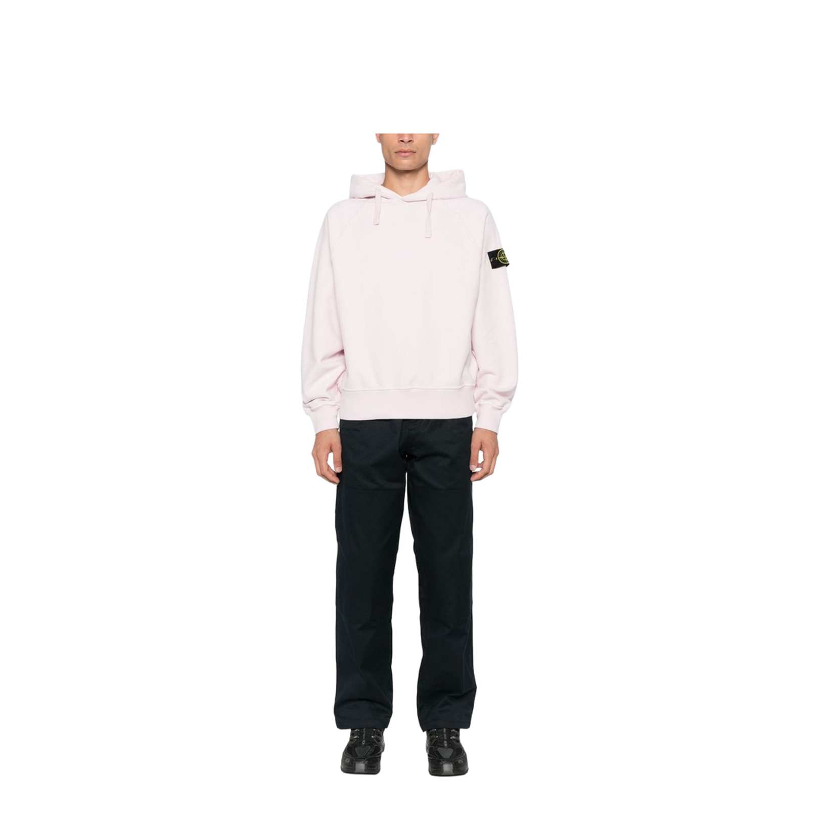 Hooded Sweatshirt in Brushed Organic Cotton Fleece