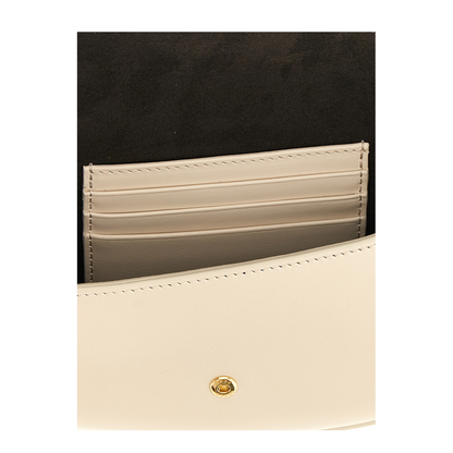 Wallet on Chain Leather White