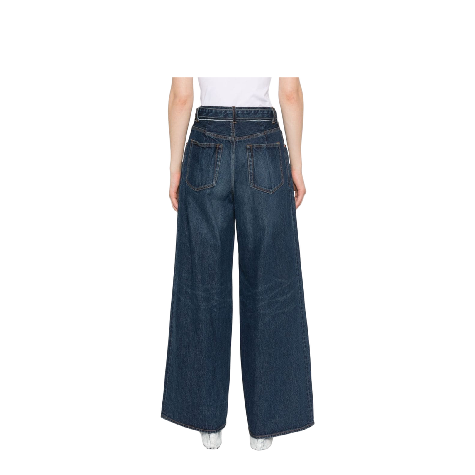 Wide Leg Denim Jeans