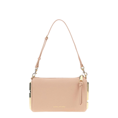 The Snapshot Medium Grained Leather Shoulder Bag - Rose