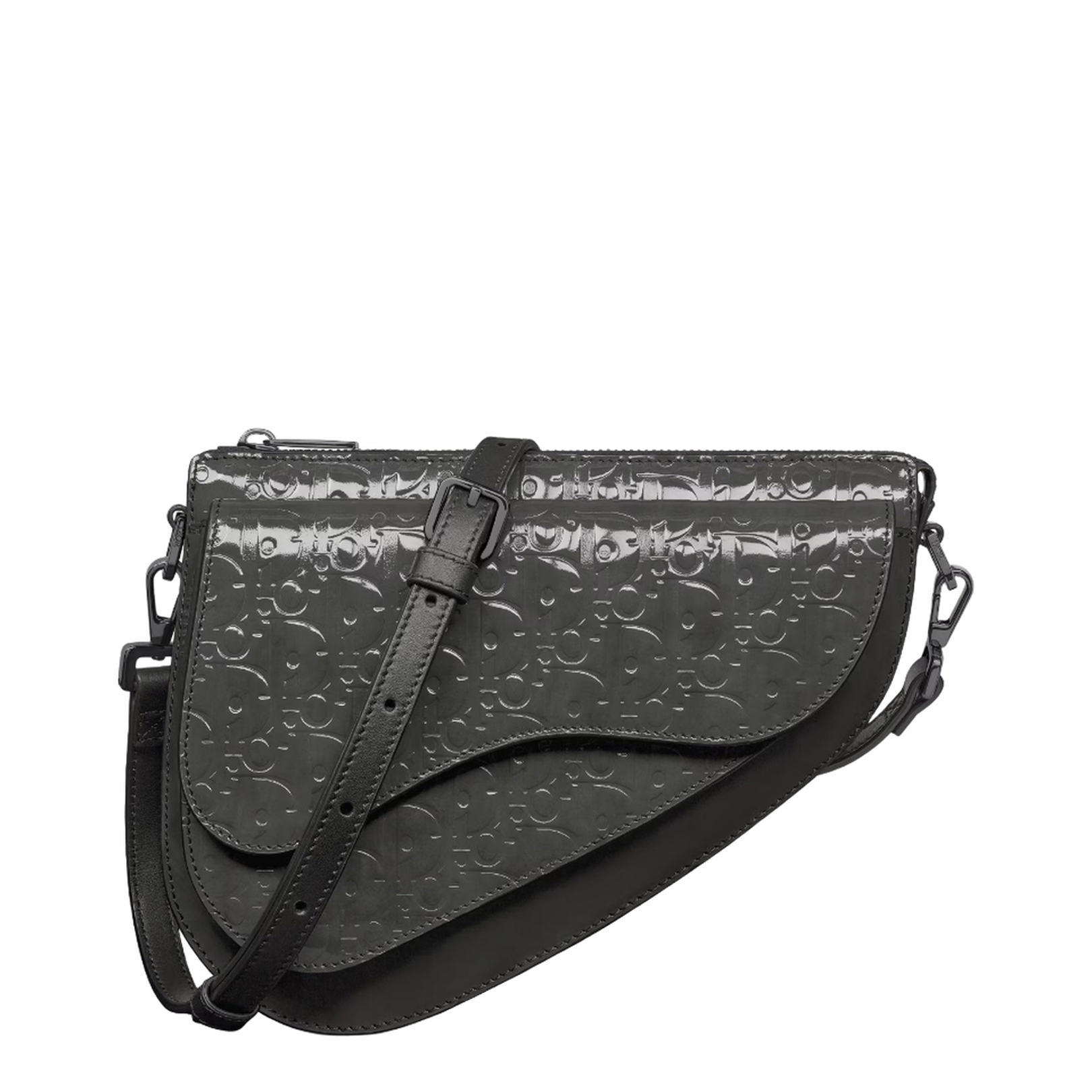 Classic Oblique Pattern Crossbody Bag