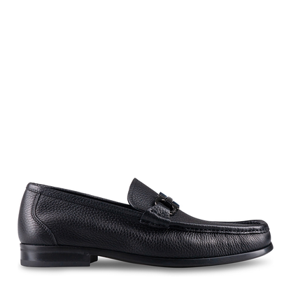 MAYFEYR - Ferragamo - Grained Leather Gancini Loafers - 0293920642848