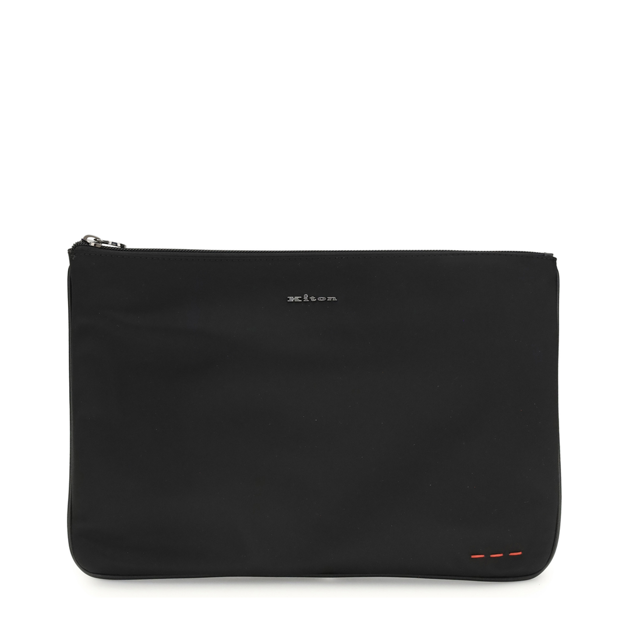 MAYFEYR - Kiton - Leather Pouch - UBA0059N0127001004NERO