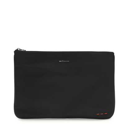 MAYFEYR - Kiton - Leather Pouch - UBA0059N0127001004NERO