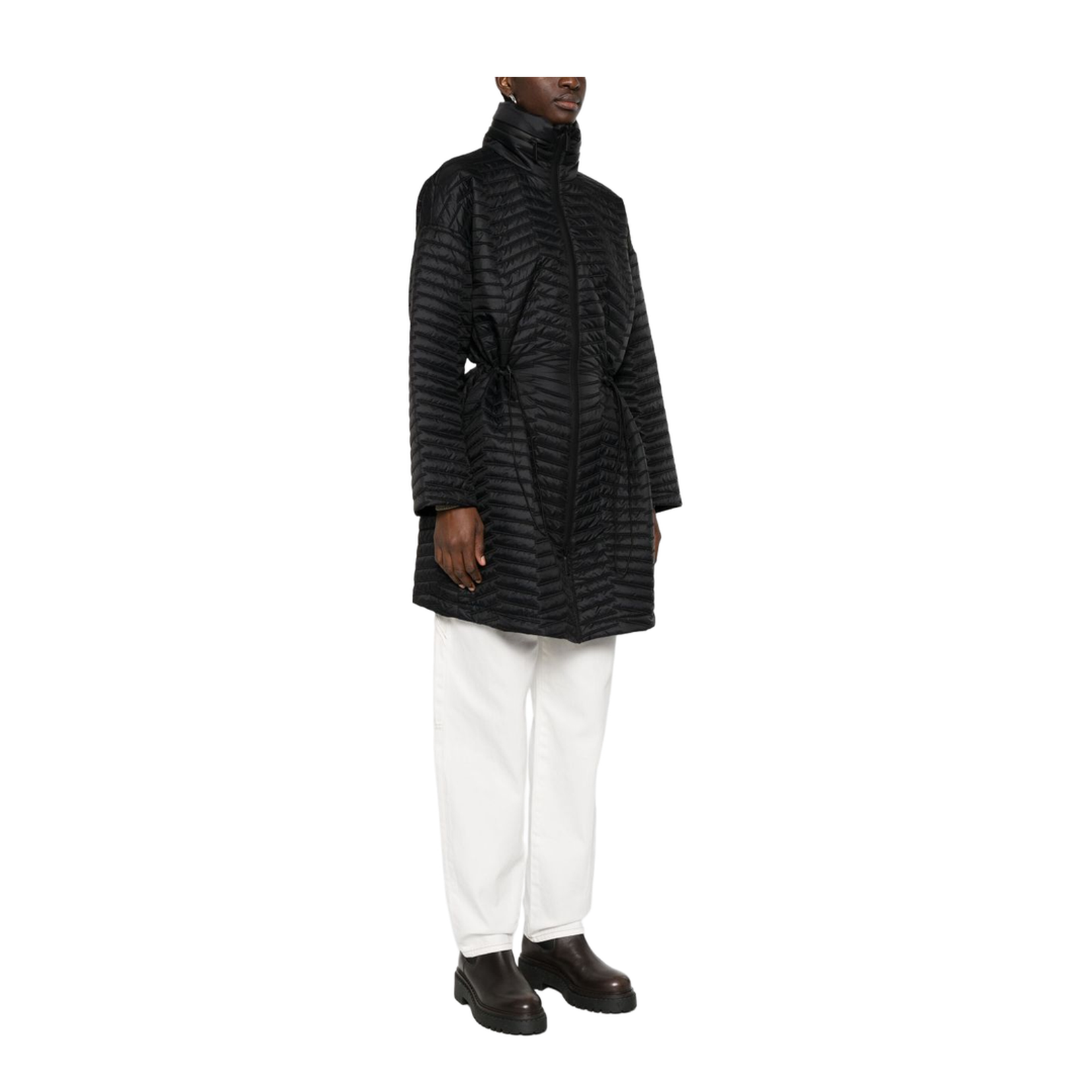 Emporio Armani Coats Black