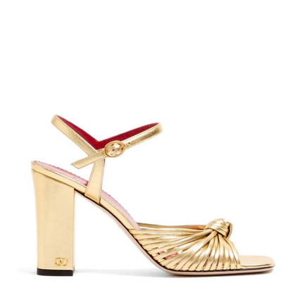 MAYFEYR - Valentino - Annet 90 Laminated Nappa Leather Sandals - WS0PJ6FLQ