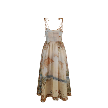 MAYFEYR - Zimmermann - Mahon Linen Corset Dress - 7895DSS263